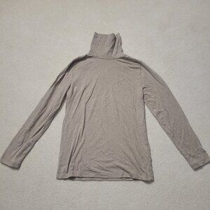 J. Crew Women's Beige Turtleneck Long Sleeve Top, Size Small